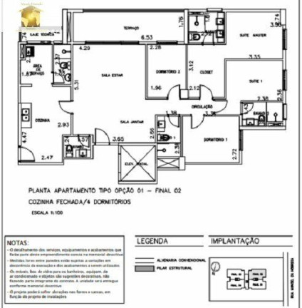 Imagem Apartamento com 3 Quartos à Venda, 130 m² em Centro - Diadema