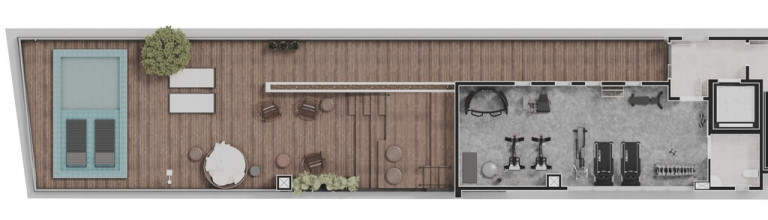 Imagem Apartamento com 1 Quarto à Venda, 95 m² em Batel - Curitiba