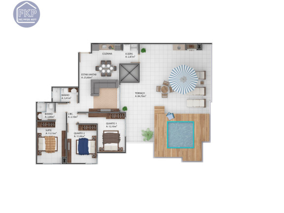 Imagem Cobertura com 3 Quartos à Venda, 200 m² em Ingleses Do Rio Vermelho - Florianópolis