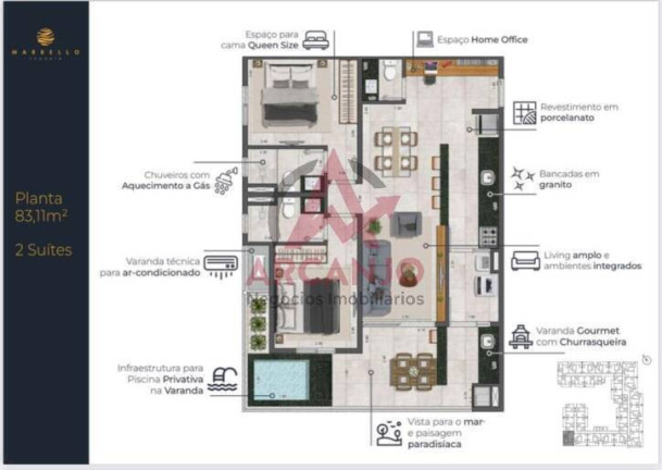 Imagem Apartamento com 2 Quartos à Venda, 75 m² em Praia Grande - Ubatuba Imagem Apartamento com 2 Quartos à Venda, 75 m² em Praia Grande - Ubatuba