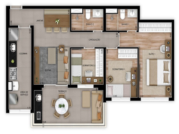 Imagem Apartamento com 4 Quartos à Venda, 234 m² em Vila Gilda - Santo André Imagem Apartamento com 4 Quartos à Venda, 234 m² em Vila Gilda - Santo André