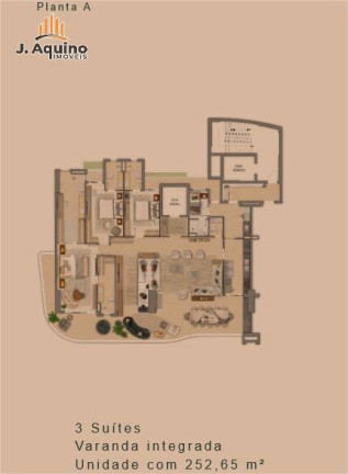 Imagem Apartamento com 3 Quartos à Venda,  em Cocó - Fortaleza