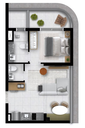 Imagem Apartamento com 1 Quarto à Venda, 40 m² em Pinheiros - São Paulo Imagem Apartamento com 1 Quarto à Venda, 40 m² em Pinheiros - São Paulo