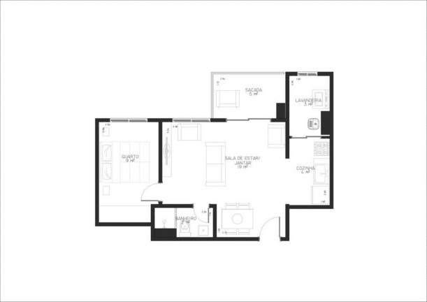 Imagem Apartamento com 1 Quarto à Venda, em Jabaquara - São Paulo Imagem Apartamento com 1 Quarto à Venda, em Jabaquara - São Paulo
