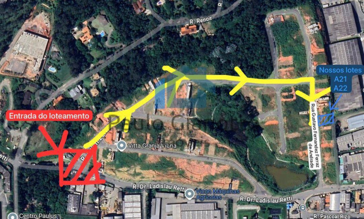 Imagem Terreno à Venda, 130 m² em Parque Alexandre - Cotia