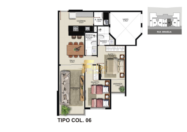 Imagem Imóvel com 2 Quartos à Venda, 90 m² em Praia Do Morro - Guarapari