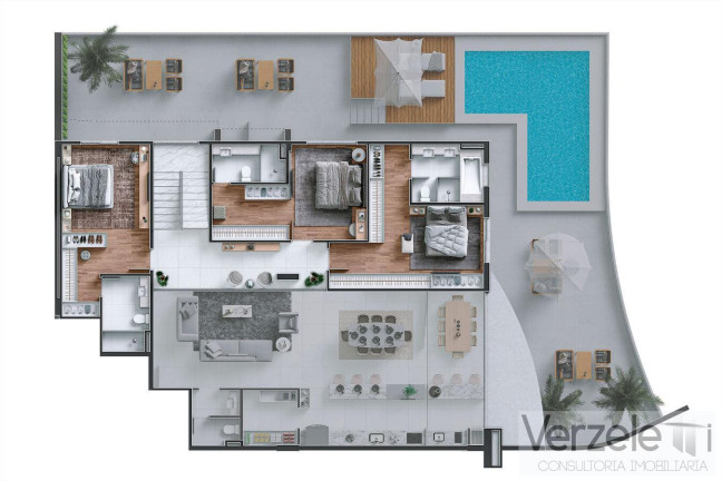 Imagem Apartamento com 3 Quartos à Venda, 151 m² em Praia Brava - Itajaí