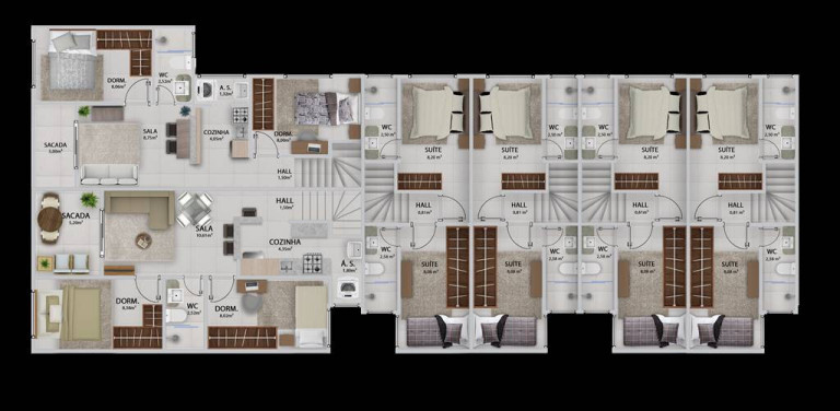 Imagem Sobrado com 2 Quartos à Venda, 55 m² em Boqueirao - Praia Grande Imagem Sobrado com 2 Quartos à Venda, 55 m² em Boqueirao - Praia Grande