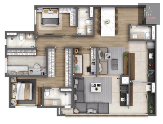Imagem Apartamento com 4 Quartos à Venda, 119 m² em Vila Leopoldina - São Paulo