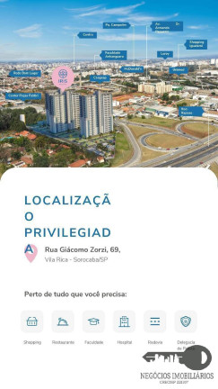 Imagem Apartamento com 2 Quartos à Venda, 51 m² em Vila Rica - Sorocaba