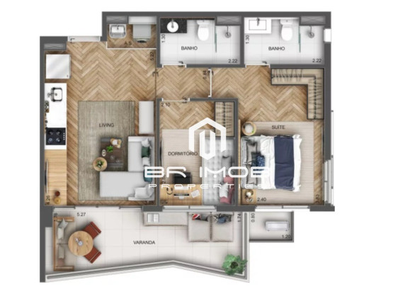 Imagem Imóvel com 2 Quartos à Venda, 54 m² em Jardim Das Acácias - São Paulo Imagem Imóvel com 2 Quartos à Venda, 54 m² em Jardim Das Acácias - São Paulo