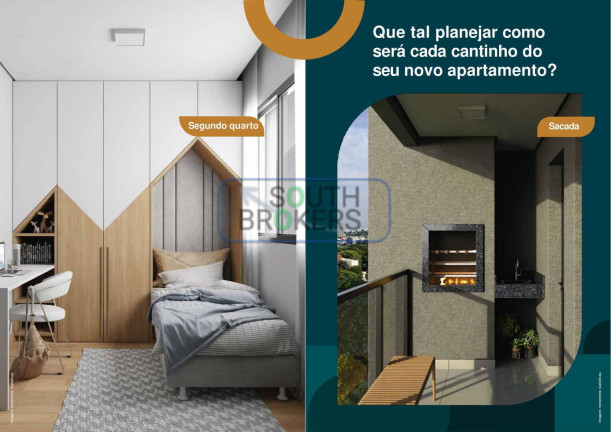 Imagem Apartamento com 2 Quartos à Venda, em Centro - São José Dos Pinhais Imagem Apartamento com 2 Quartos à Venda, em Centro - São José Dos Pinhais