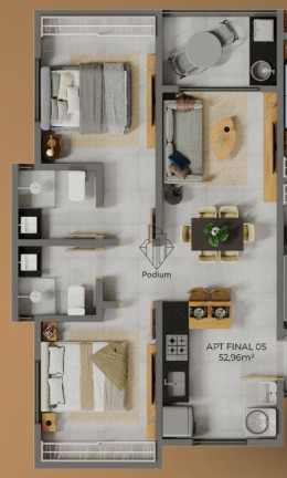 Imagem Apartamento com 2 Quartos à Venda, 52 m² em Intermares - Cabedelo Imagem Apartamento com 2 Quartos à Venda, 52 m² em Intermares - Cabedelo