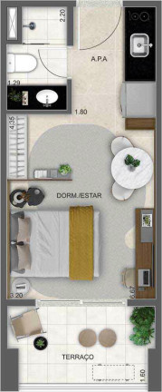 Imagem Imóvel com 1 Quarto à Venda, 28 m² em Chácara Santo Antônio (zona Sul) - São Paulo Imagem Imóvel com 1 Quarto à Venda, 28 m² em Chácara Santo Antônio (zona Sul) - São Paulo