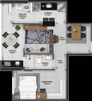Imagem Apartamento com 1 Quarto à Venda, 79 m² em Guilhermina - Praia Grande Imagem Apartamento com 1 Quarto à Venda, 79 m² em Guilhermina - Praia Grande