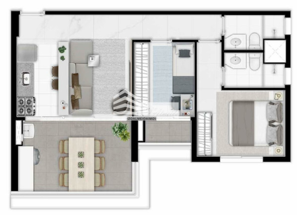Imagem Apartamento com 3 Quartos à Venda, 80 m² em Alto Da Boa Vista - São Paulo Imagem Apartamento com 3 Quartos à Venda, 80 m² em Alto Da Boa Vista - São Paulo