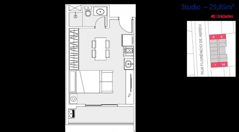Imagem Imóvel com 1 Quarto à Venda, 23 m² em Centro - São Paulo Imagem Imóvel com 1 Quarto à Venda, 23 m² em Centro - São Paulo