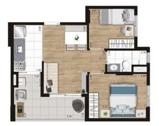 Imagem Apartamento com 2 Quartos à Venda, 38 m² em Sacomã - São Paulo Imagem Apartamento com 2 Quartos à Venda, 38 m² em Sacomã - São Paulo
