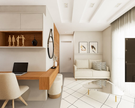 Imagem Apartamento com 1 Quarto à Venda, 24 m² em Mercês - Curitiba