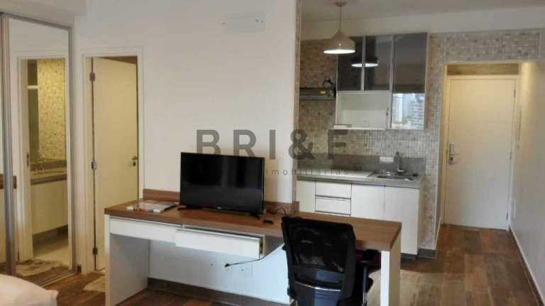 Imagem Apartamento com 1 Quarto para Alugar, 43 m² em Brooklin - São Paulo Imagem Apartamento com 1 Quarto para Alugar, 43 m² em Brooklin - São Paulo