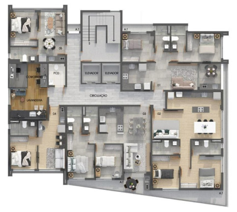 Imagem Studio com 1 Quarto à Venda, 24 m² em Manaíra - João Pessoa Imagem Studio com 1 Quarto à Venda, 24 m² em Manaíra - João Pessoa
