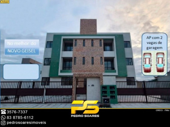 Apartamento com 2 Quartos à Venda, 48 m² em Gramame - João Pessoa