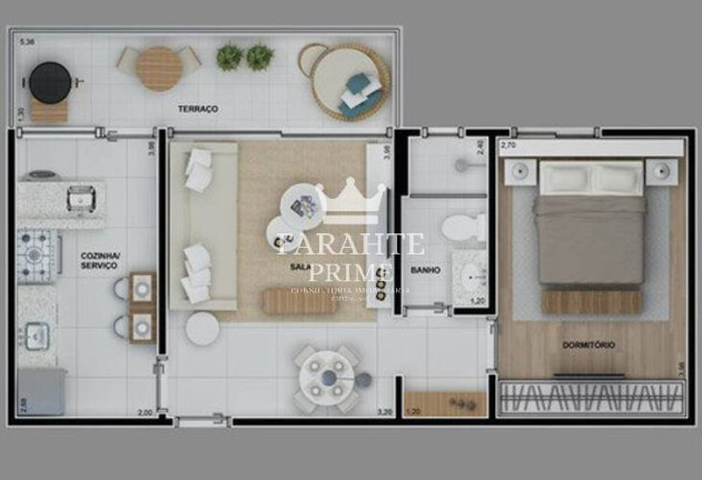 Imagem Apartamento com 2 Quartos à Venda, 84 m² em Boqueirão - Santos Imagem Apartamento com 2 Quartos à Venda, 84 m² em Boqueirão - Santos