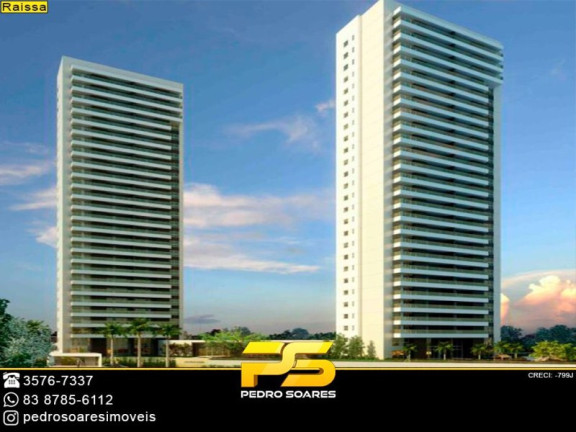 Apartamento com 4 Quartos à Venda, 127 m² em Altiplano Cabo Branco - João Pessoa