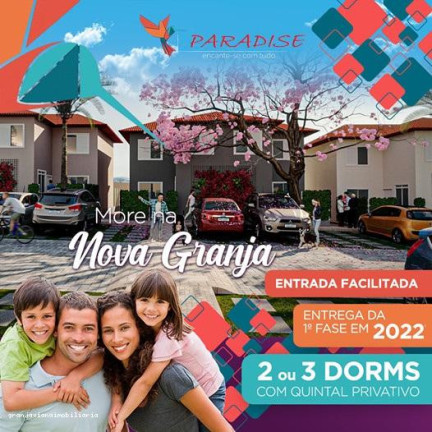 Imagem Casa com 2 Quartos à Venda, 52 m² em Paradise Granja Viana - Programa Casa Verde Amarela - Cotia Imagem Casa com 2 Quartos à Venda, 52 m² em Paradise Granja Viana - Programa Casa Verde Amarela - Cotia