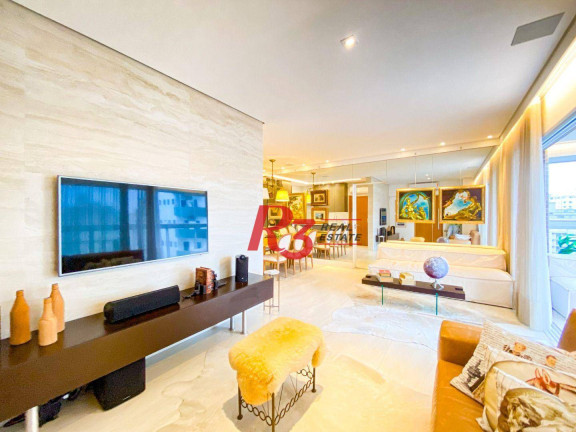 Imagem Apartamento com 3 Quartos à Venda, 159 m² em Embaré - Santos Imagem Apartamento com 3 Quartos à Venda, 159 m² em Embaré - Santos