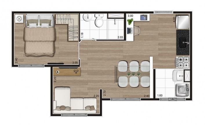 Imagem Apartamento com 2 Quartos à Venda, 35 m² em Morumbi - São Paulo Imagem Apartamento com 2 Quartos à Venda, 35 m² em Morumbi - São Paulo