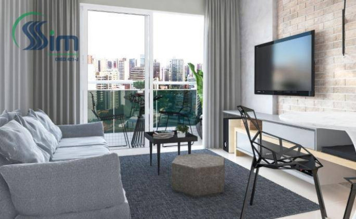 Imagem Apartamento com 1 Quarto à Venda, 37 m² em Cocó - Fortaleza Imagem Apartamento com 1 Quarto à Venda, 37 m² em Cocó - Fortaleza