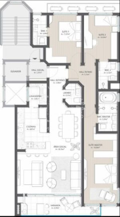 Imagem Apartamento com 3 Quartos à Venda, 133 m² em João Paulo - Florianópolis Imagem Apartamento com 3 Quartos à Venda, 133 m² em João Paulo - Florianópolis