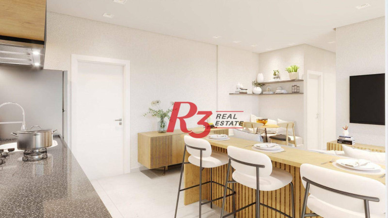 Imagem Apartamento com 2 Quartos à Venda, 65 m² em Ponta Da Praia - Santos