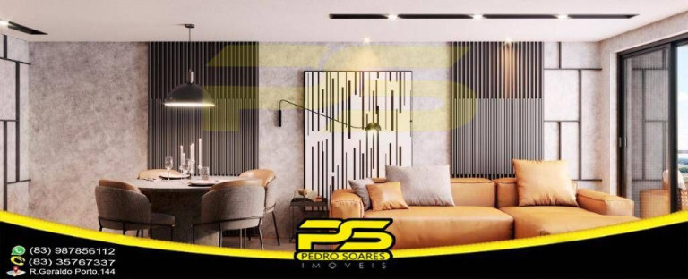 Imagem Apartamento com 3 Quartos à Venda, 90 m² em Aeroclube - João Pessoa