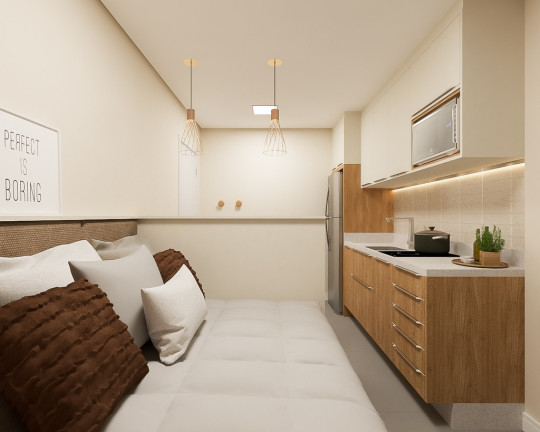 Imagem Apartamento com 1 Quarto à Venda, 29 m² em Mercês - Curitiba Imagem Apartamento com 1 Quarto à Venda, 29 m² em Mercês - Curitiba