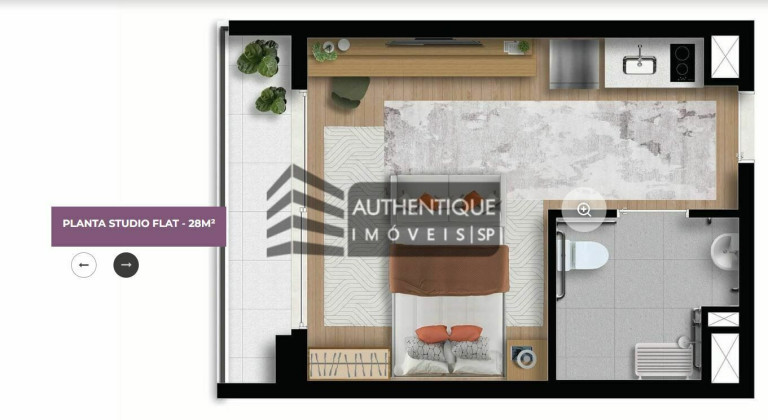 Imagem Apartamento com 3 Quartos à Venda, 73 m² em Brooklin - São Paulo