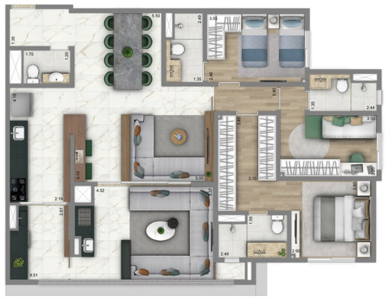 Imagem Apartamento com 3 Quartos à Venda, 100 m² em Tatuapé - São Paulo Imagem Apartamento com 3 Quartos à Venda, 100 m² em Tatuapé - São Paulo