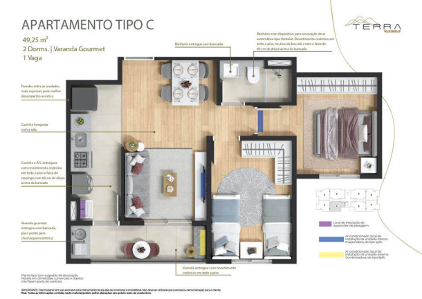 Imagem Apartamento com 2 Quartos à Venda, 54 m² em Residencial Das Ilhas - Bragança Paulista Imagem Apartamento com 2 Quartos à Venda, 54 m² em Residencial Das Ilhas - Bragança Paulista