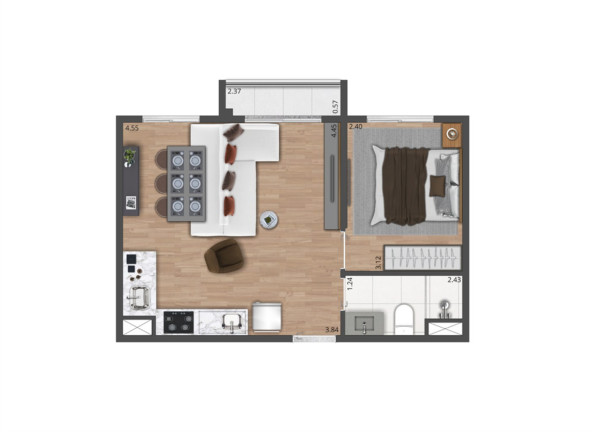 Imagem Imóvel com 2 Quartos à Venda, 36 m² em Moema - São Paulo Imagem Imóvel com 2 Quartos à Venda, 36 m² em Moema - São Paulo