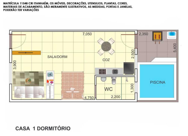 Imagem Casa com 2 Quartos à Venda, 61 m² em Cibratel Ii - Itanhaém Imagem Casa com 2 Quartos à Venda, 61 m² em Cibratel Ii - Itanhaém