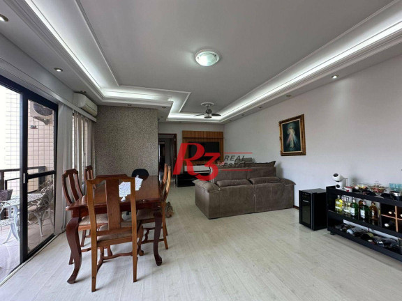 Apartamento com 3 Quartos à Venda, 135 m² em Marapé - Santos