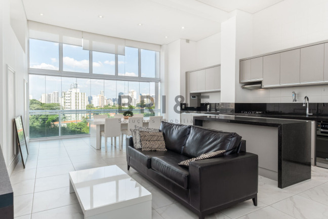 Imagem Apartamento com 1 Quarto para Alugar, 85 m² em Brooklin - São Paulo Imagem Apartamento com 1 Quarto para Alugar, 85 m² em Brooklin - São Paulo