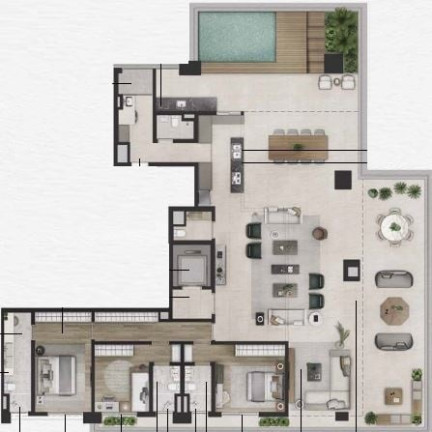 Imagem Apartamento com 2 Quartos à Venda, 135 m² em Itaim Bibi - São Paulo
