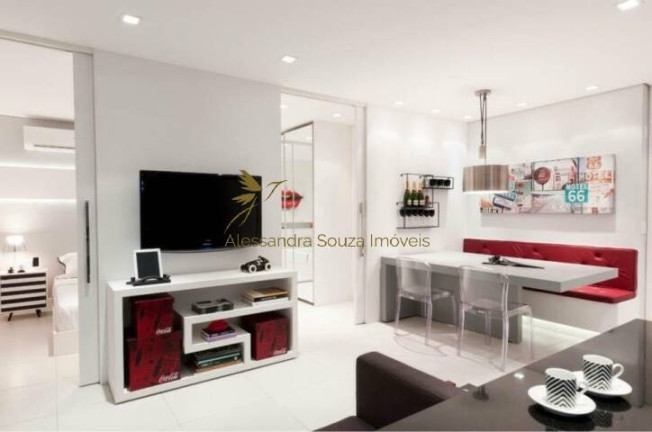 Imagem Apartamento com 1 Quarto para Alugar, 60 m² em Sítio Tamboré Alphaville - Barueri
