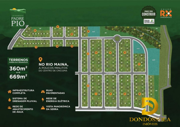 Imagem Terreno à Venda, 363 m² em Vila Floresta Ii - Criciúma