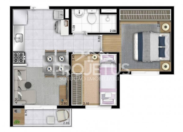 Imagem Apartamento com 1 Quarto à Venda, 38 m² em Bom Retiro - São Paulo Imagem Apartamento com 1 Quarto à Venda, 38 m² em Bom Retiro - São Paulo