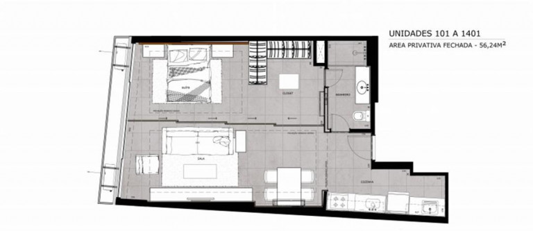 Imagem Flat com 1 Quarto à Venda, 71 m² em Flamengo - Rio De Janeiro