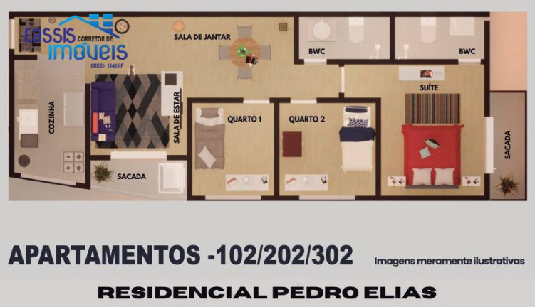 Imagem Apartamento com 3 Quartos à Venda, 65 m² em Centro - Pinhais Imagem Apartamento com 3 Quartos à Venda, 65 m² em Centro - Pinhais