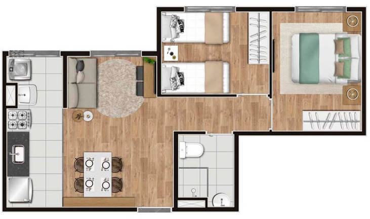 Imagem Apartamento com 2 Quartos à Venda, 40 m² em Lapa - São Paulo Imagem Apartamento com 2 Quartos à Venda, 40 m² em Lapa - São Paulo